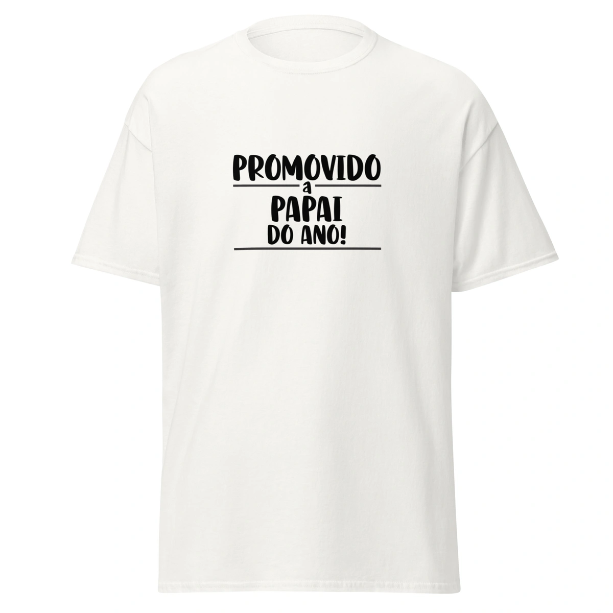 Camiseta Masculina Dia dos Pais Promovido A Papai Do Ano