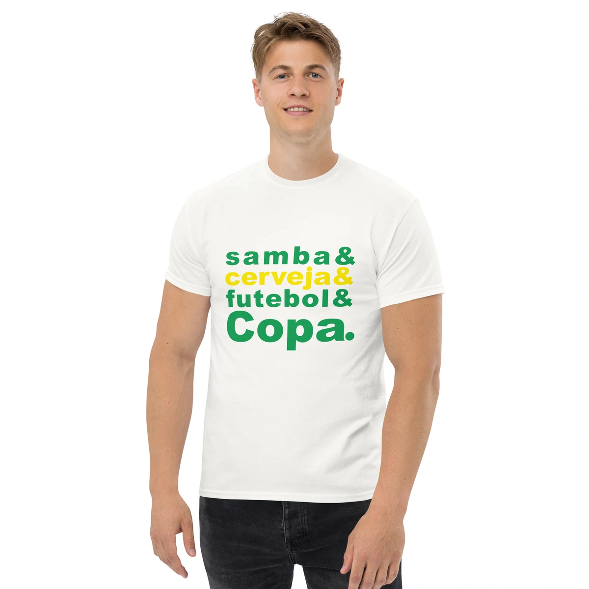 Camisa Masculina Samba Cerveja Futebol e Copa - Imagem 2