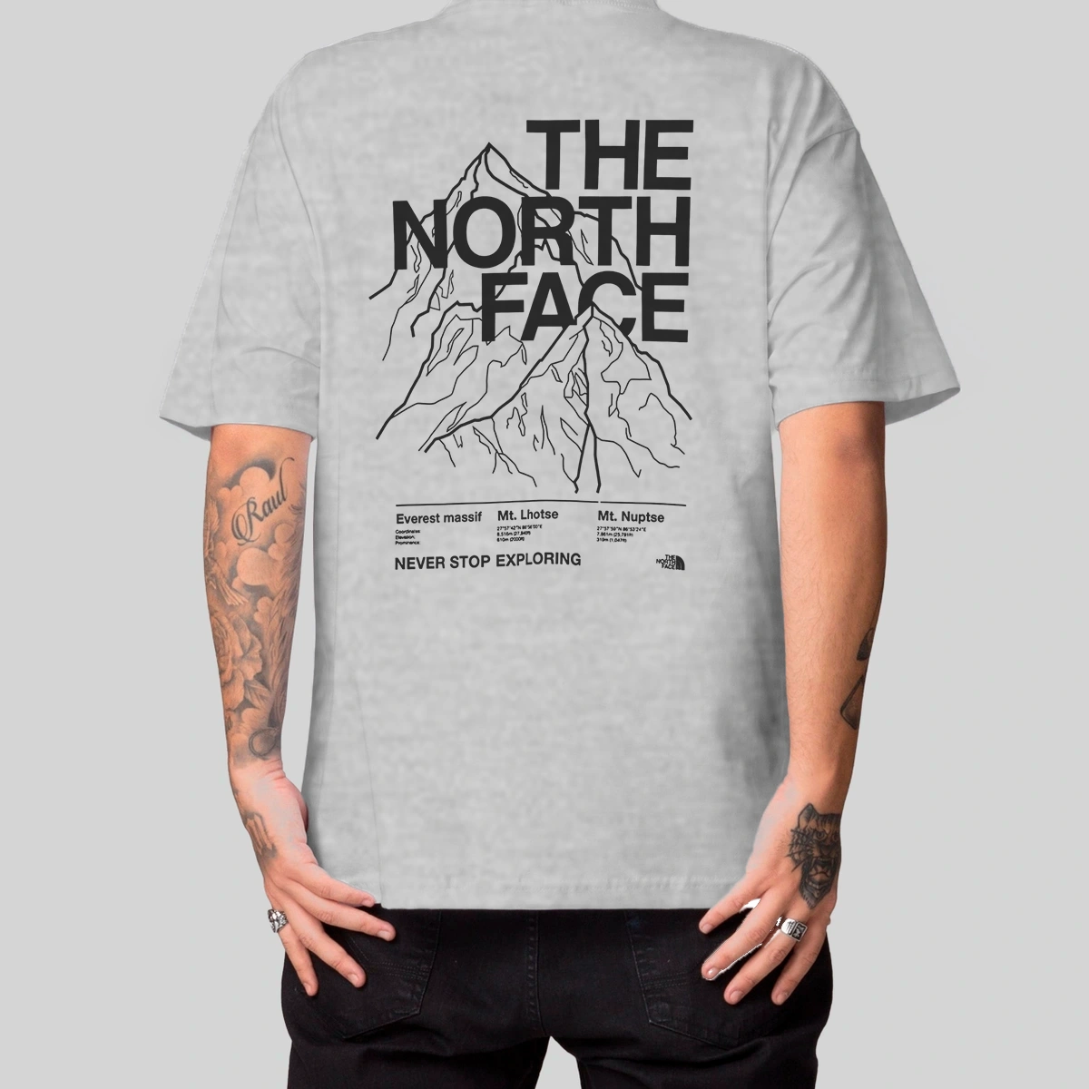 Camiseta Masculina Oversized The North Face Exploring - Imagem 11
