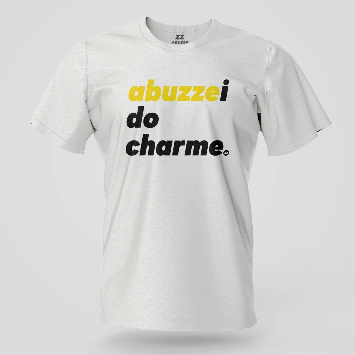 Camiseta Masculina Abuzze Charme Amarelo Original - Imagem 10