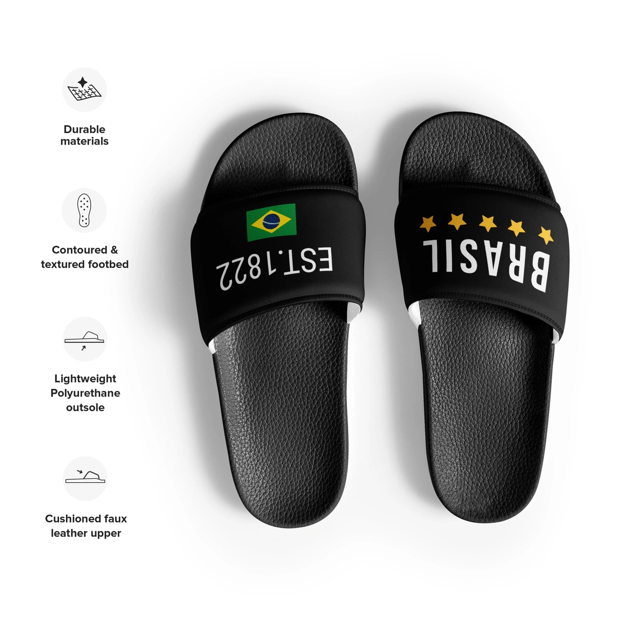 Chinelo Slide Masculino Seleção Brasil Varias Estampas II - Imagem 17