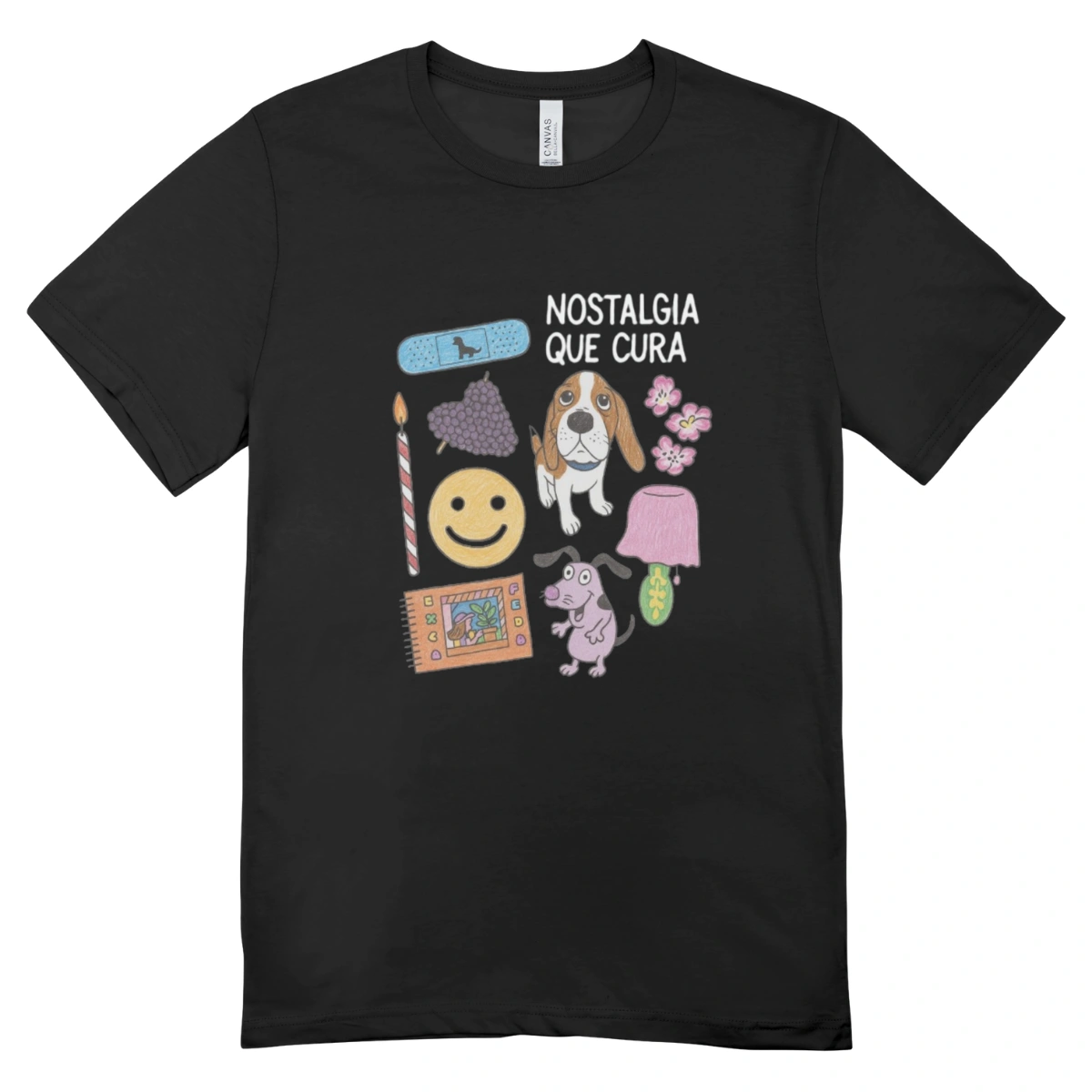 Camisa Feminina Baby Look Nostalgia Que Cura - Imagem 5