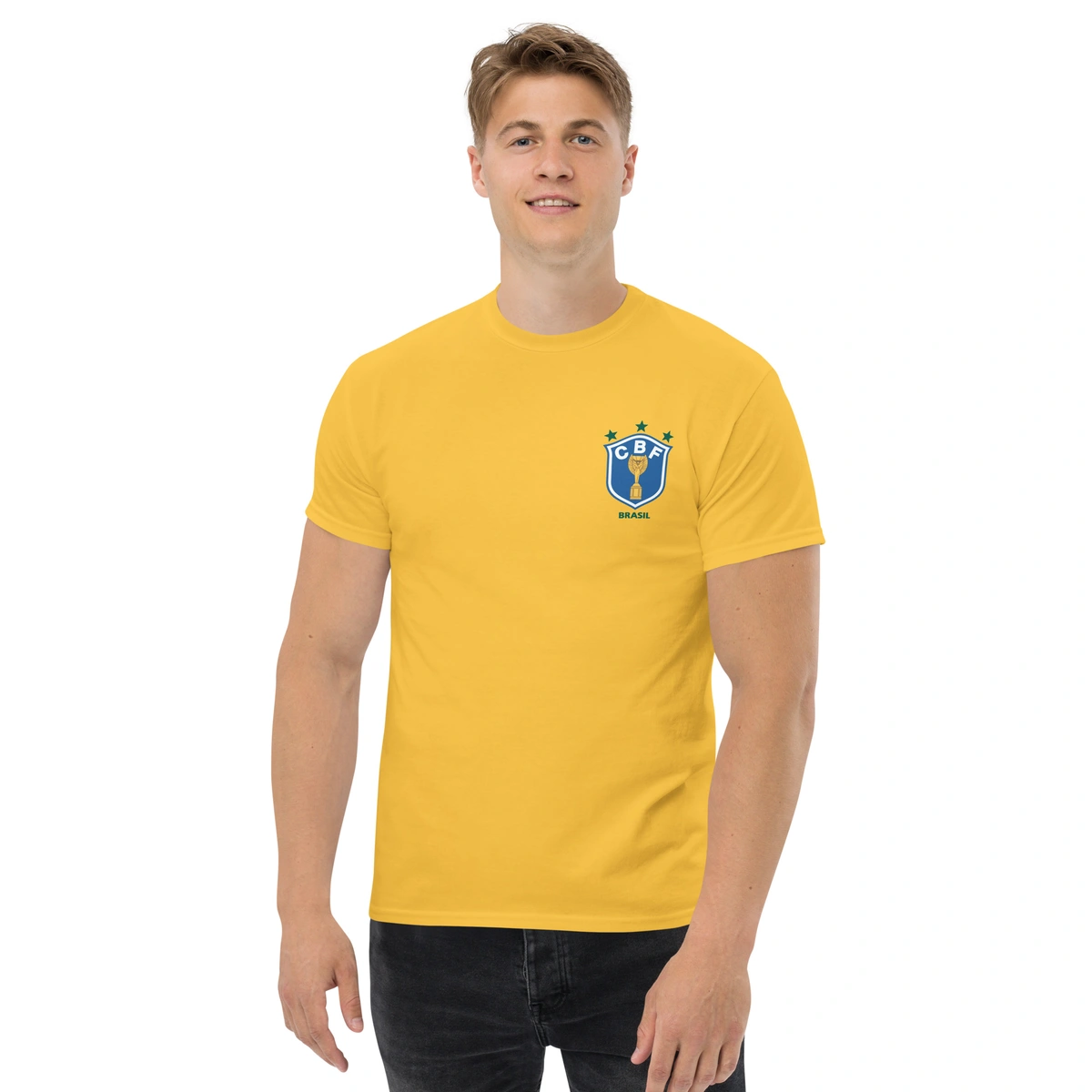 Camisa Masculina Seleção Brasileira 1985 - Imagem 9