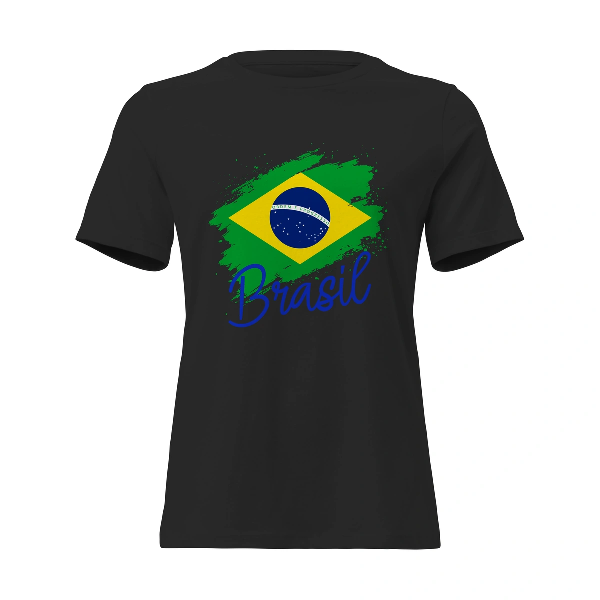 Camisa Feminina Baby Look Bandeira Brasil - Imagem 9