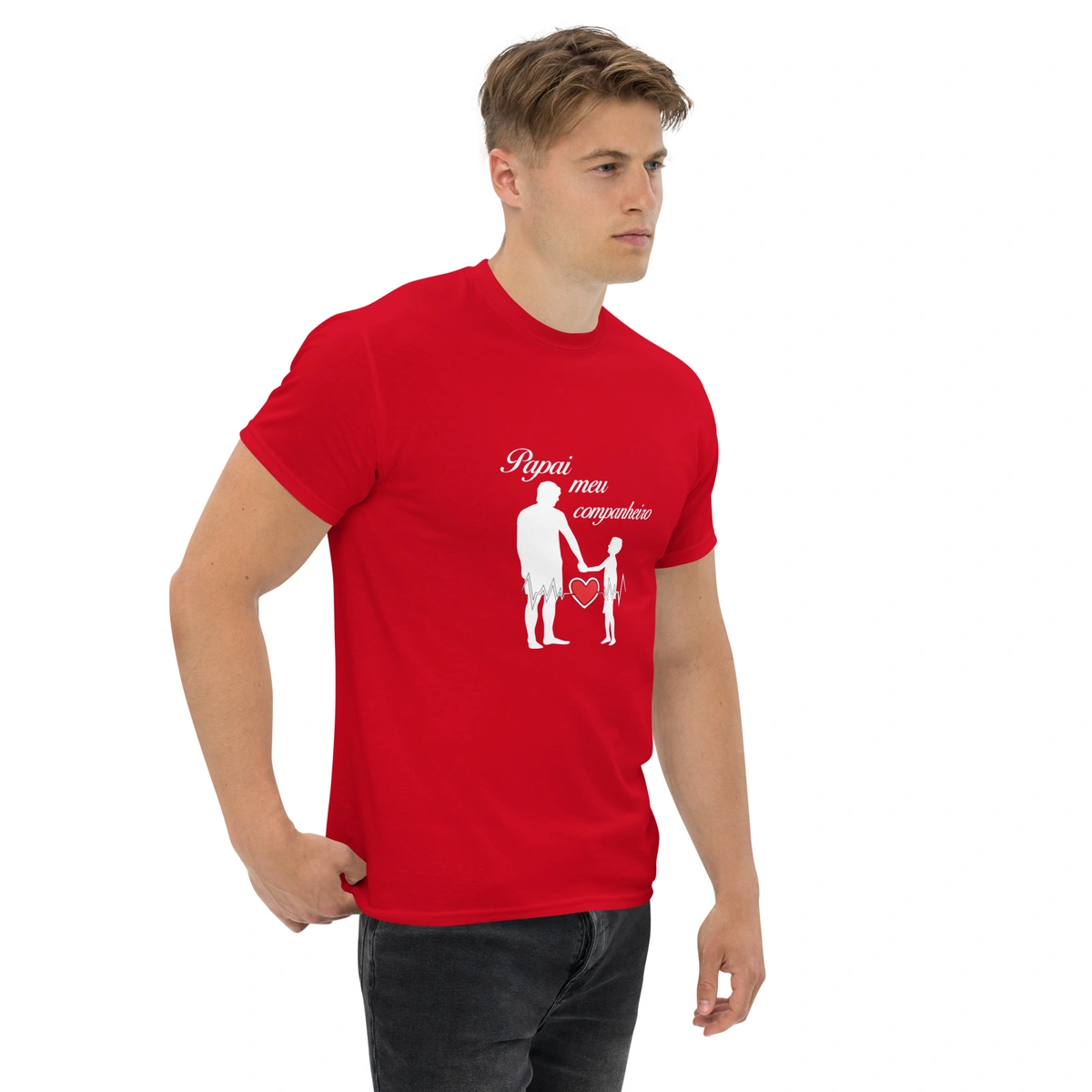 Camiseta Masculina Dia dos Pais Papai Meu Companheiro - Imagem 15