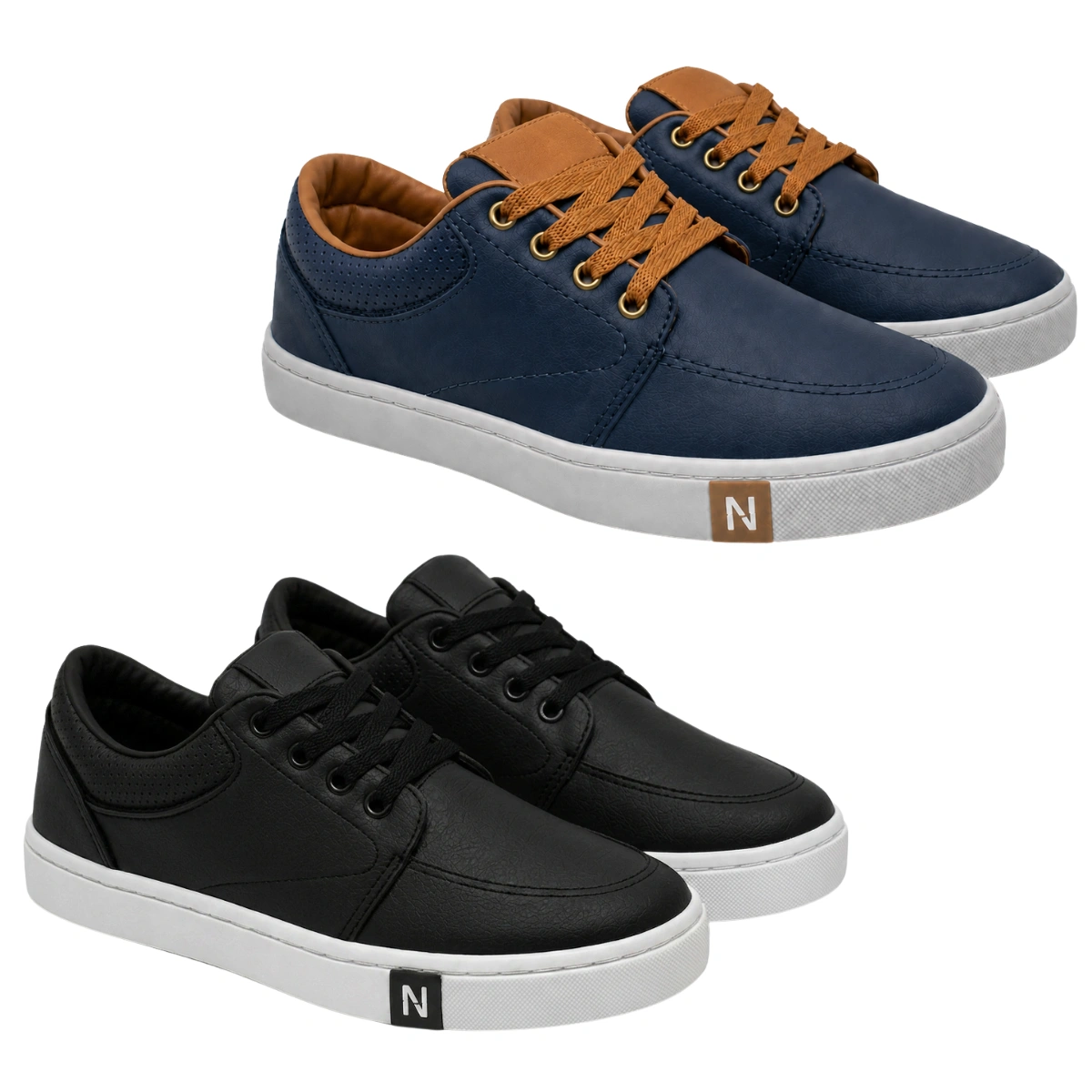 Kit 2 Tênis Masculino Casual Confortável Leve - Imagem 18