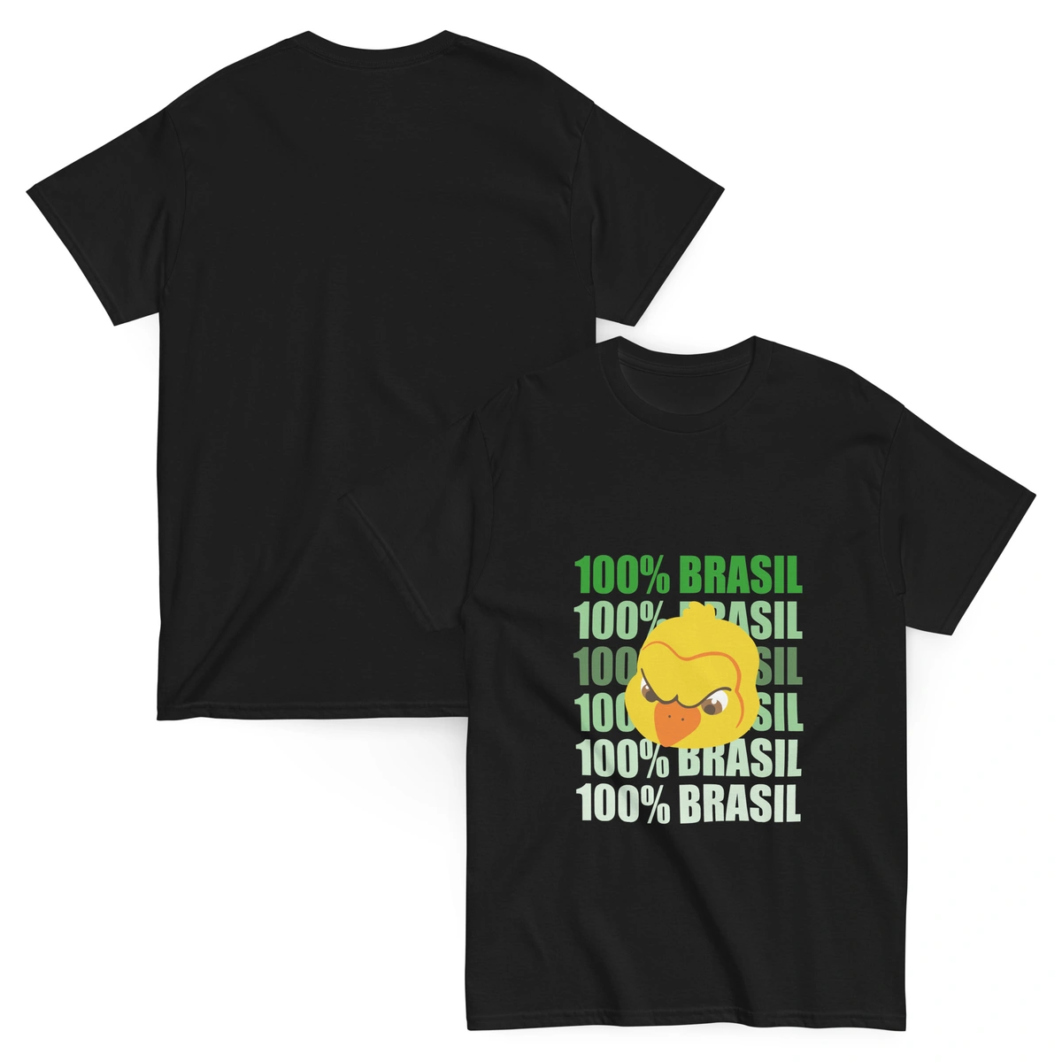 Camisa Masculina Plus Size 100% Brasil Canarinho - Imagem 5