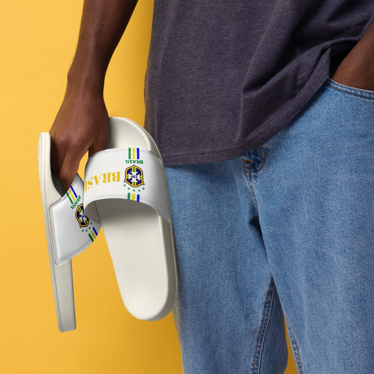 Chinelo Slide Masculino Seleção Brasil Varias Estampas II - Imagem 56