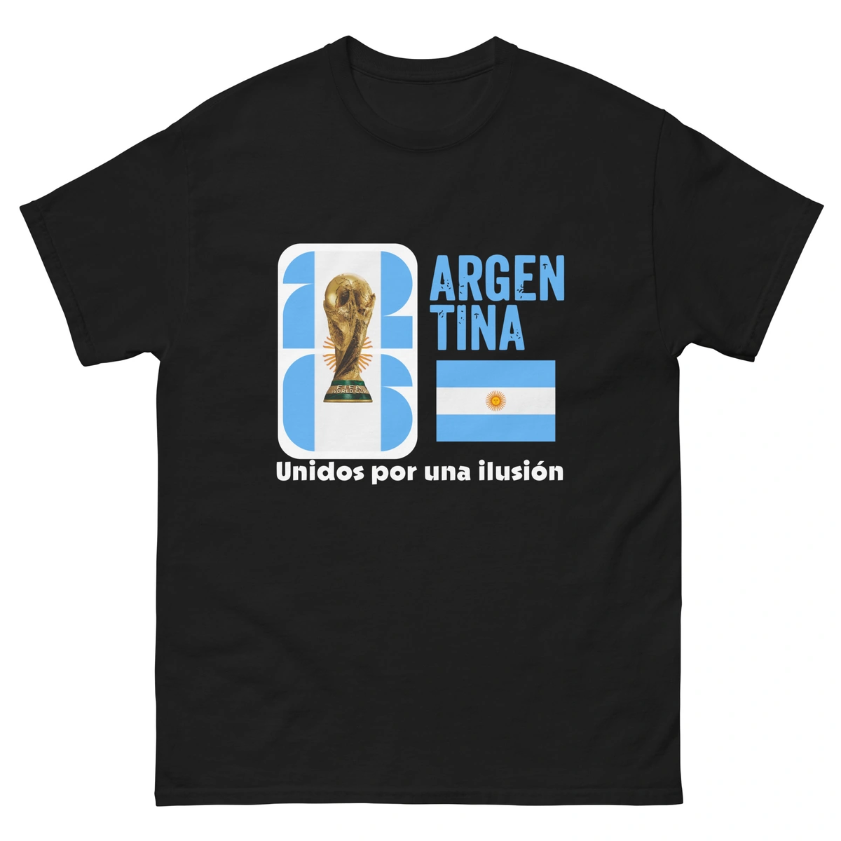 Camisa Masculina Plus Size Argentina Unidos por Una Ilusión - Imagem 9