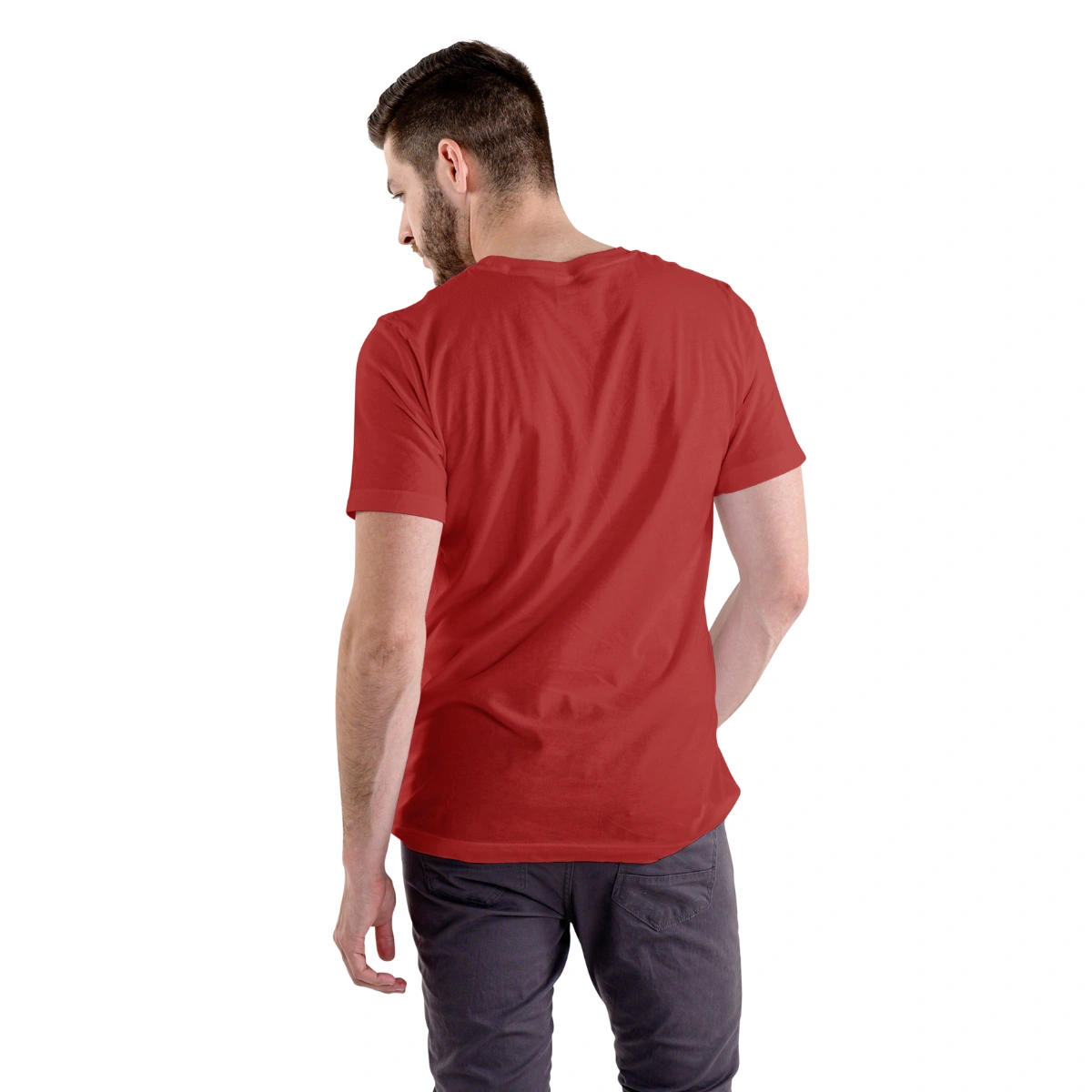 Camiseta Masculina Básica Lisa Algodão Premium - Imagem 18
