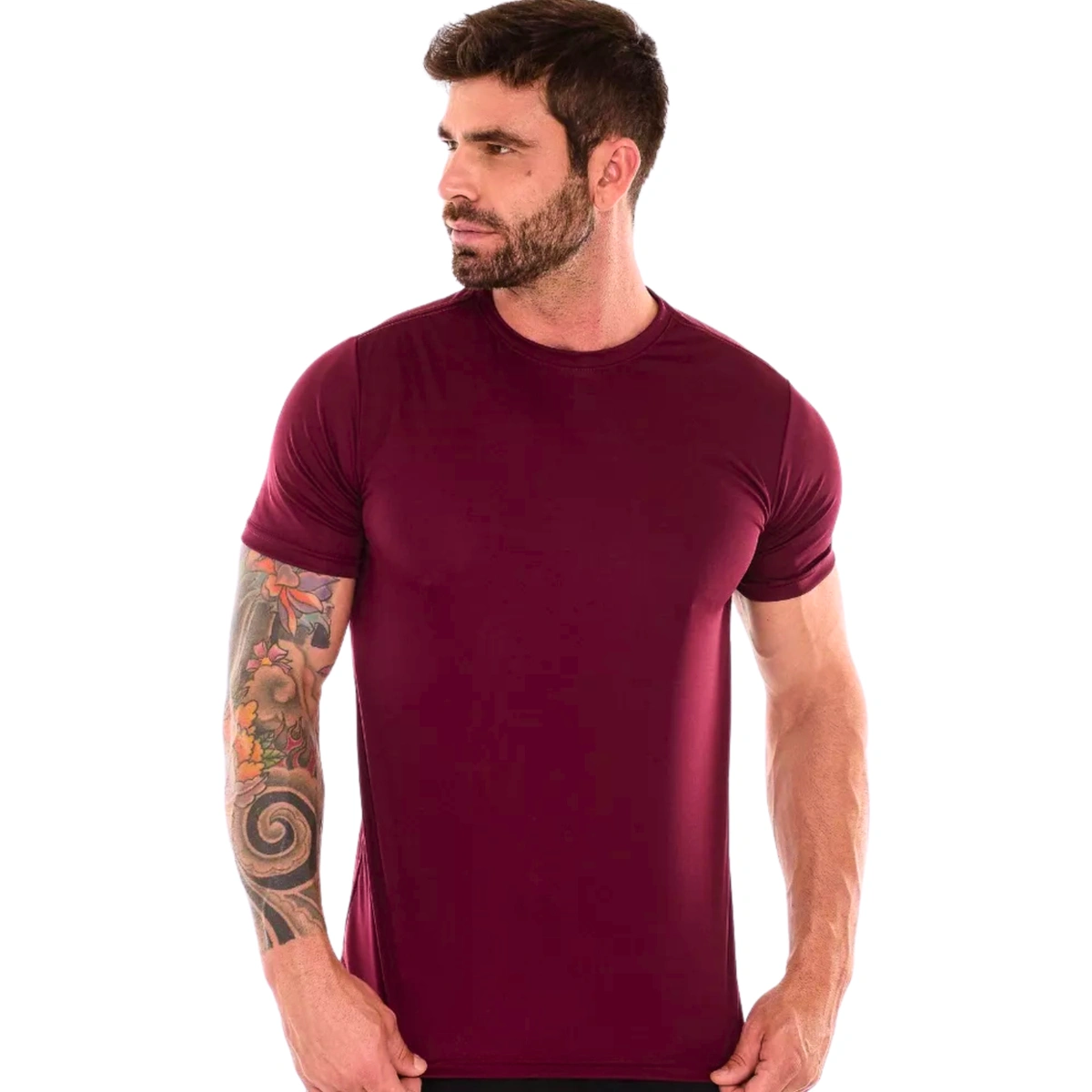 Kit 3 Camisas Masculina Lisa Algodão Premium - Imagem 19