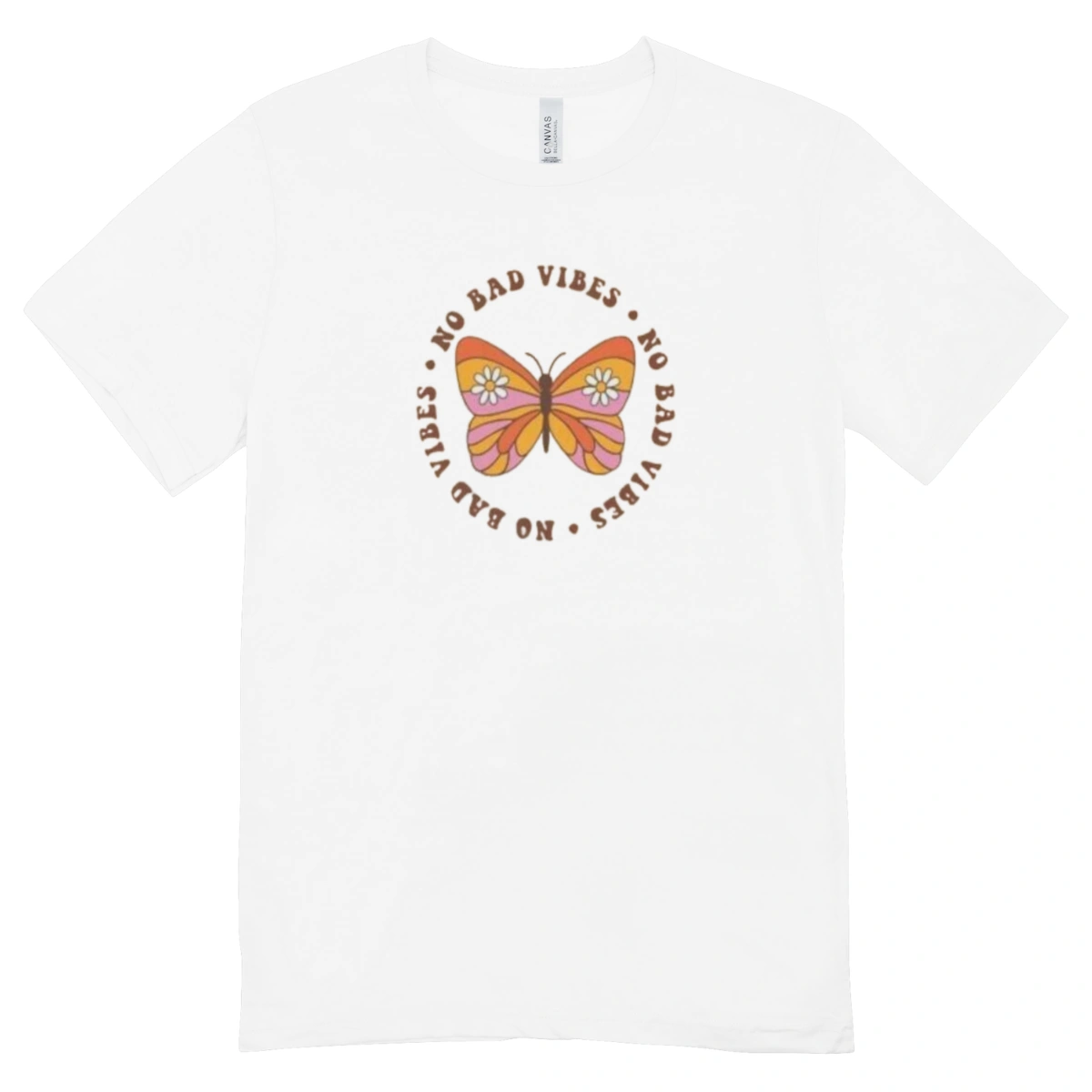 Camisa Feminina Baby Look No Bad Vibes