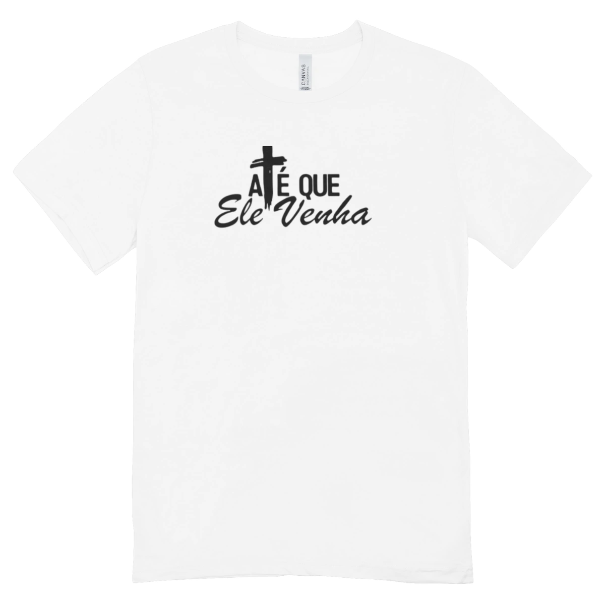 Camisa Feminina Baby Look Ate Que Ele Venha - Imagem 3
