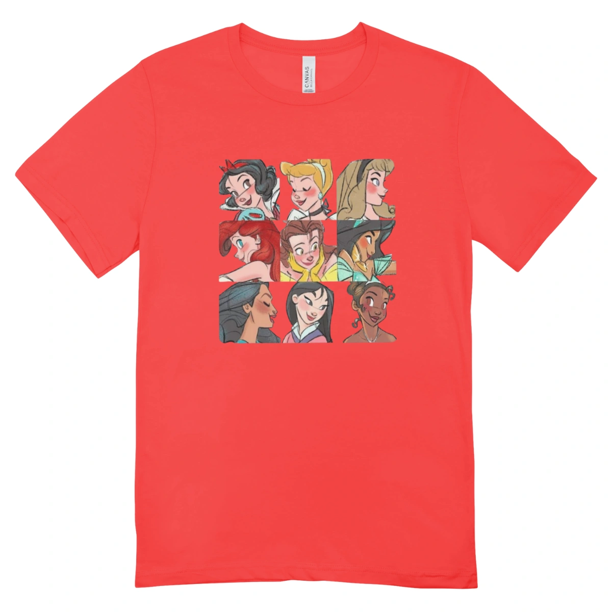 Camisa Feminina Baby Look Princesas das Disney - Imagem 11