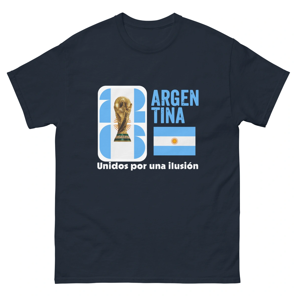 Camisa Masculina Plus Size Argentina Unidos por Una Ilusión - Imagem 5