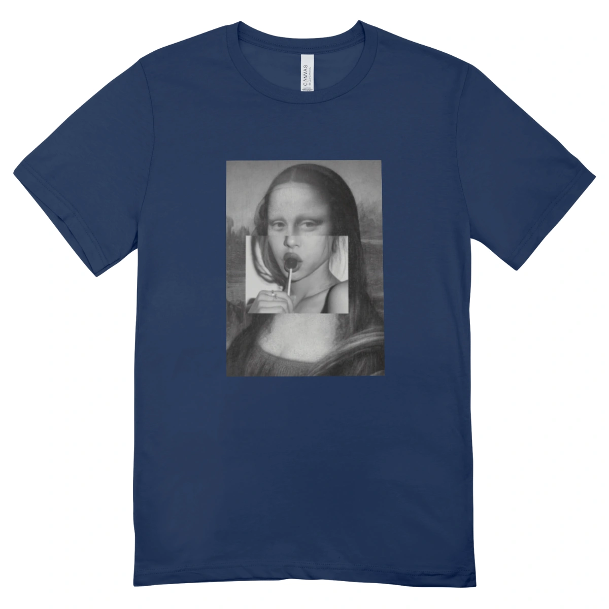 Camisa Feminina Baby Look Monalisa Moderna - Imagem 9