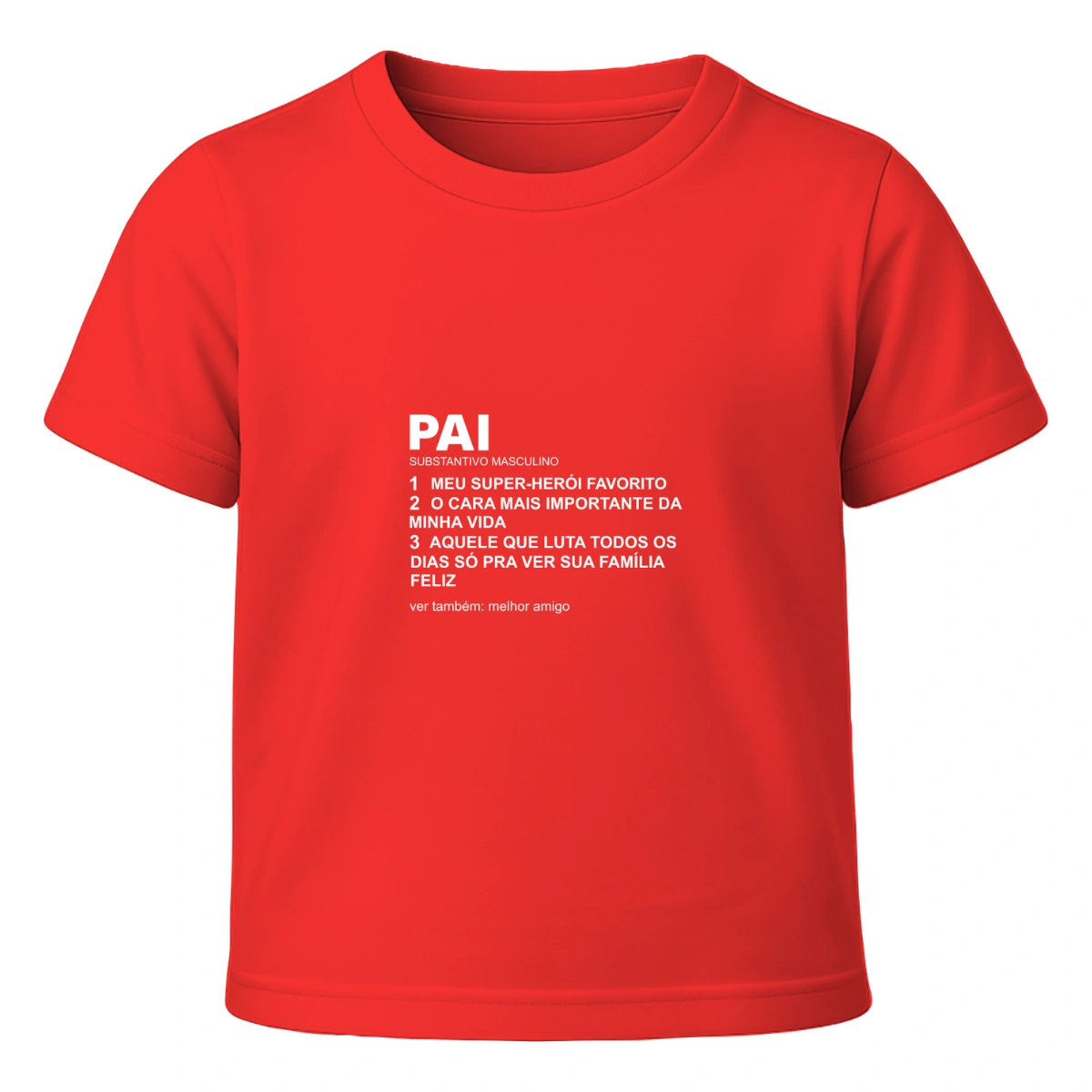 Camiseta Infantil Menino Dia dos Pais Pai Meu Super-Herói