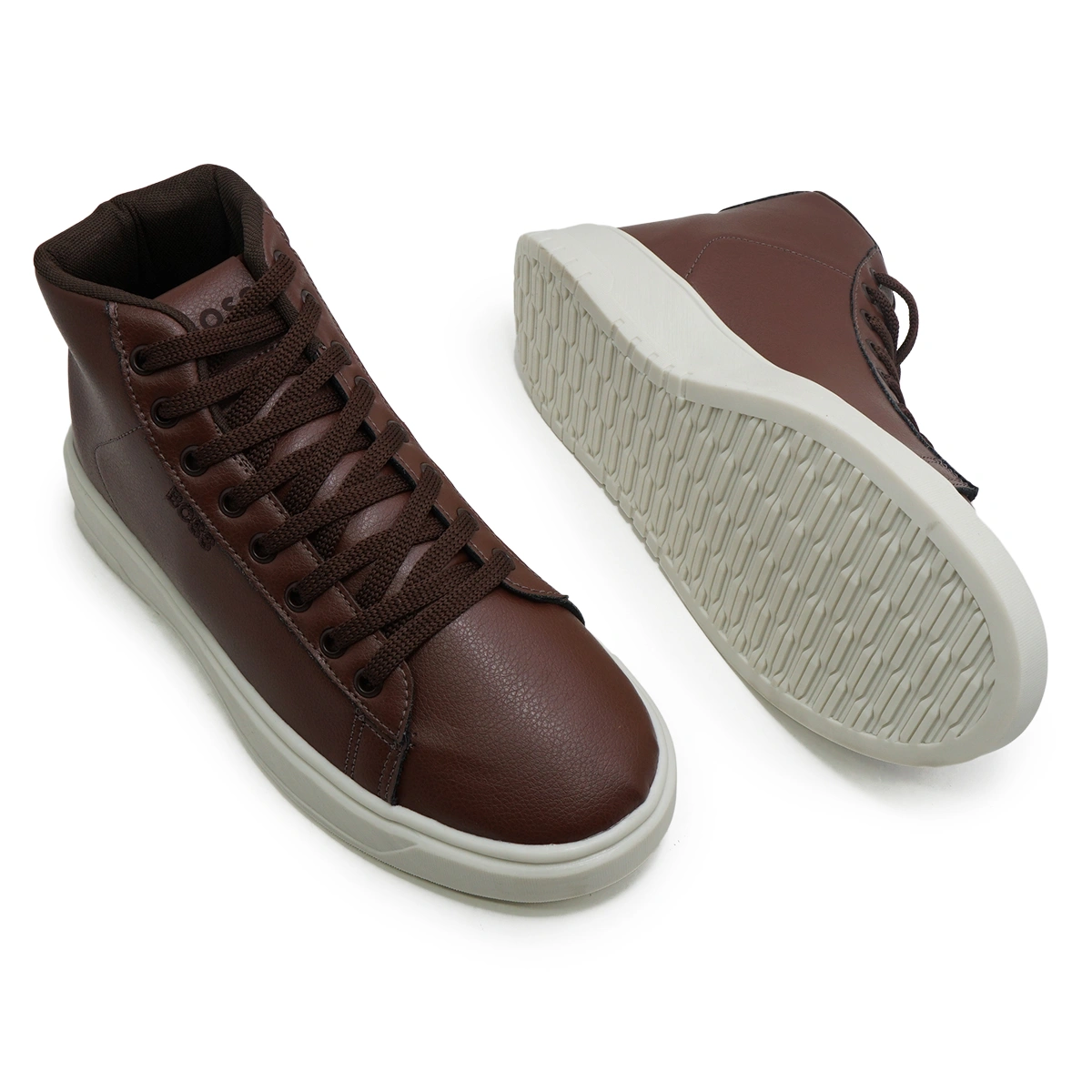Tênis Masculino Cano Médio Casual Hugo Boss - Imagem 4