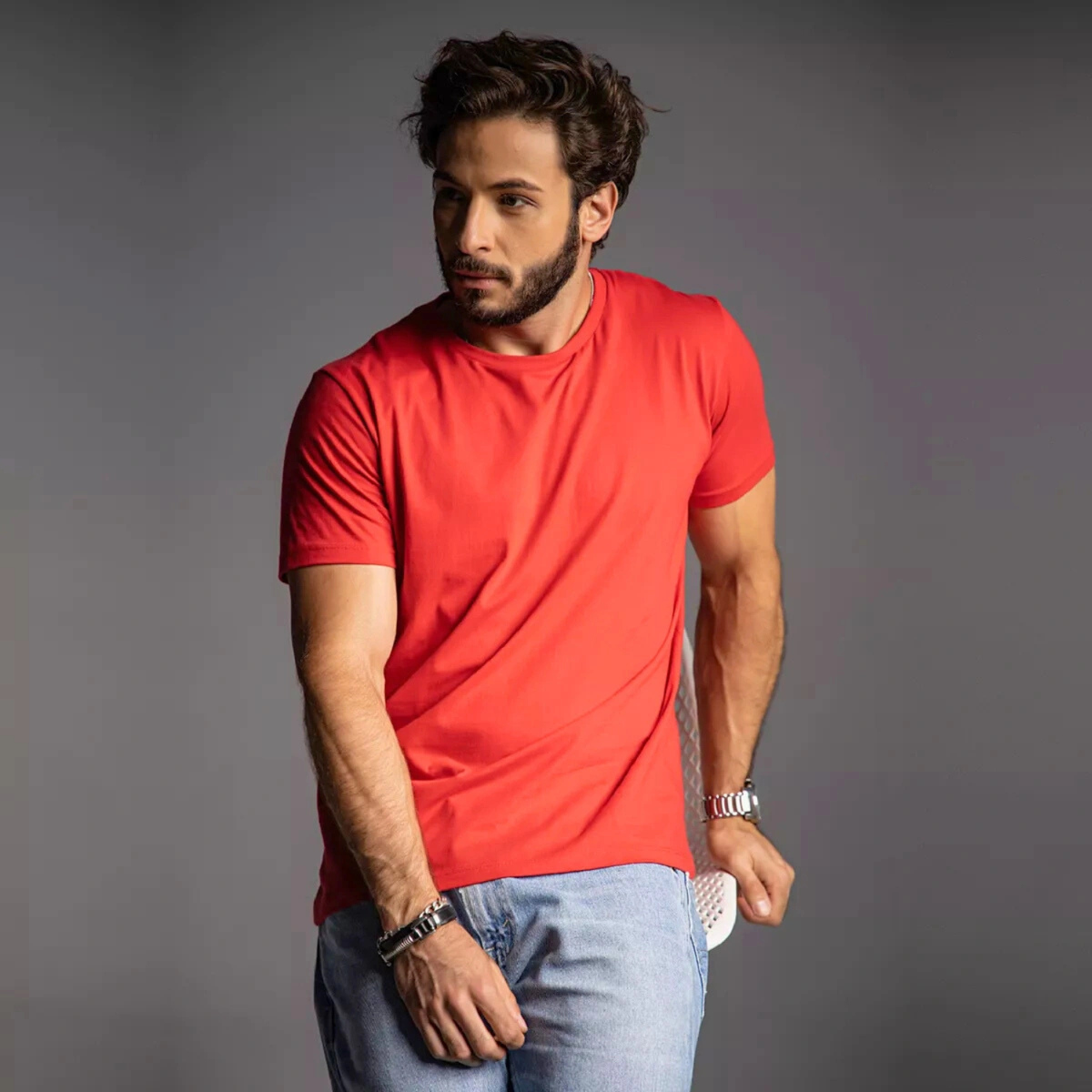 Kit 10 Camisas Masculina Lisa Algodão Premium Abuzze - Imagem 18