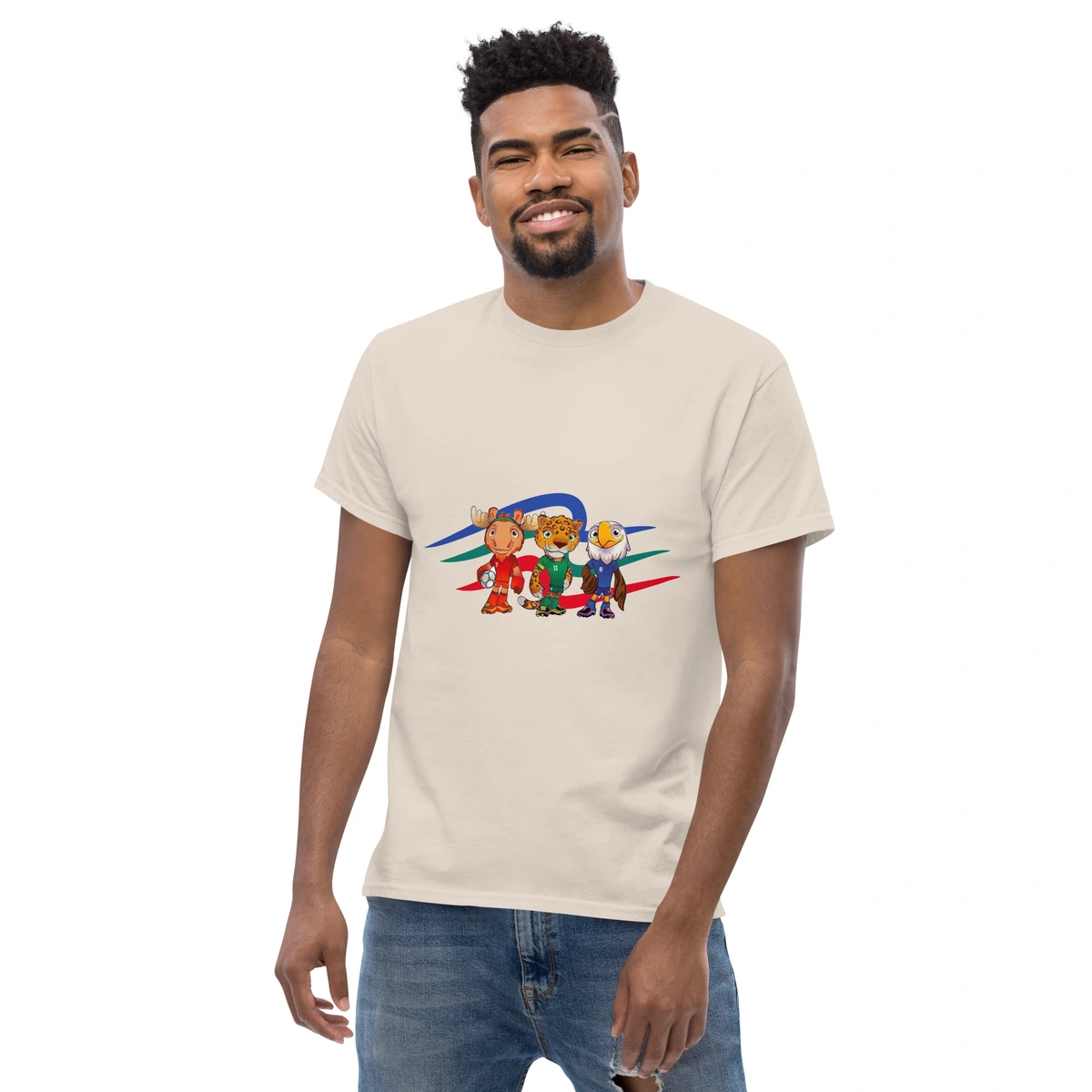 Camiseta Masculina Mascotes Copa do Mundo 2026 - Imagem 8