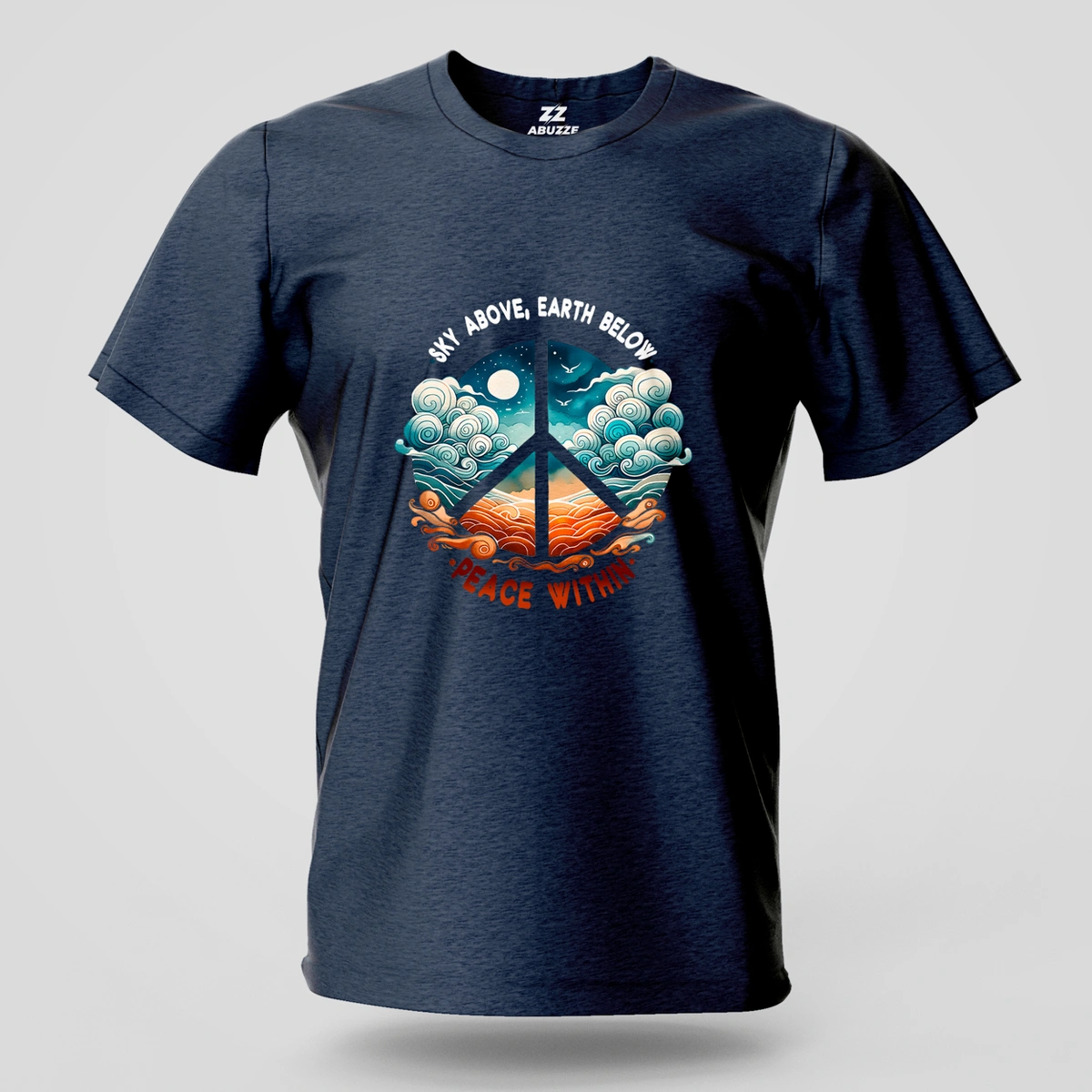 Camisa Masculina Paz e Amor - Imagem 2