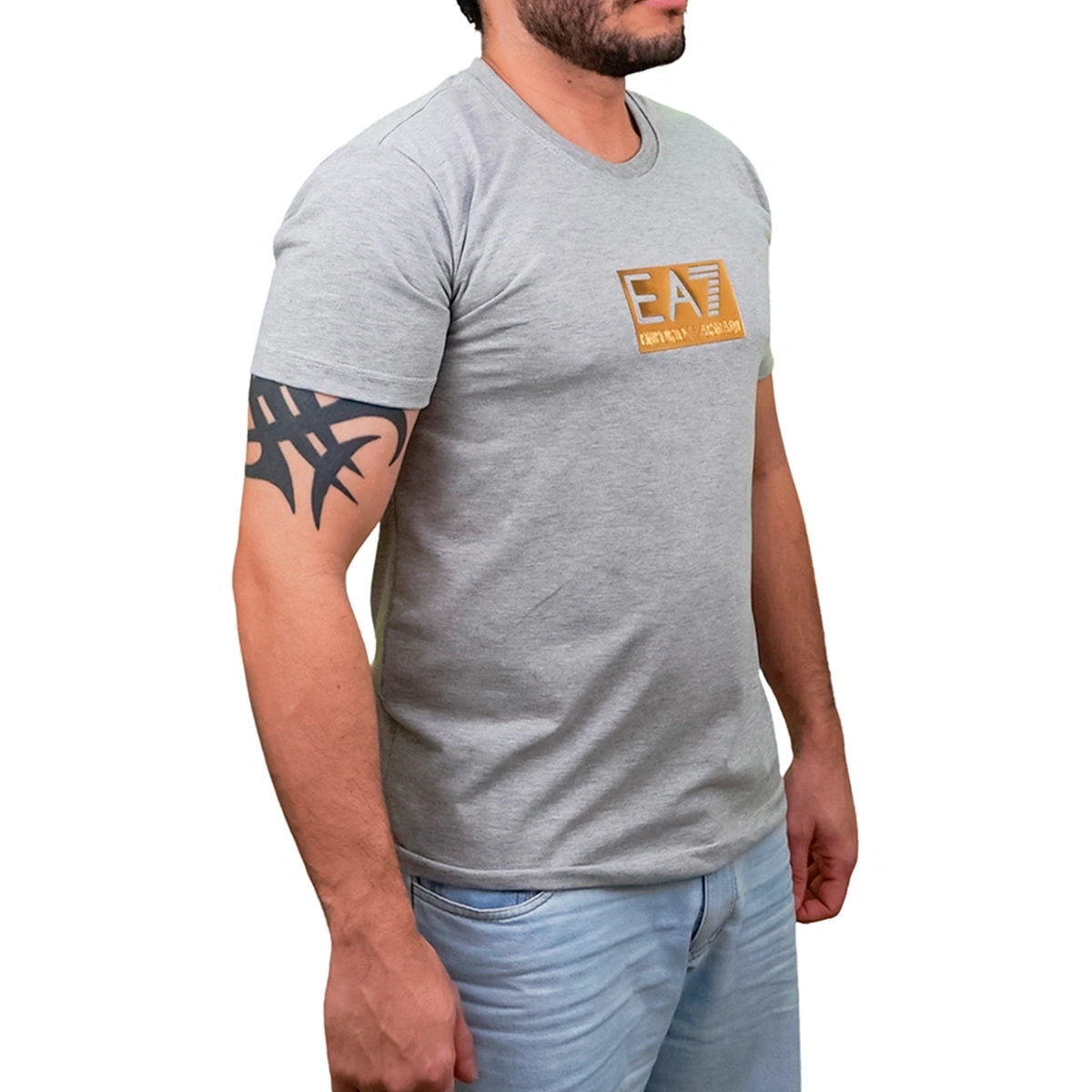 Camiseta Masculina Emporio Armani EA7 Golden Premium - Imagem 18