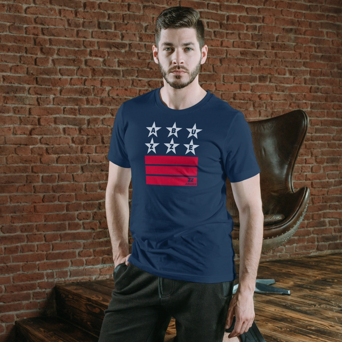 Camiseta Masculina Abuzze Stars Original - Imagem 3