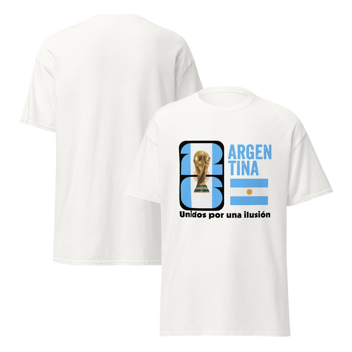 Camiseta Masculina Argentina Unidas por Una Ilusión