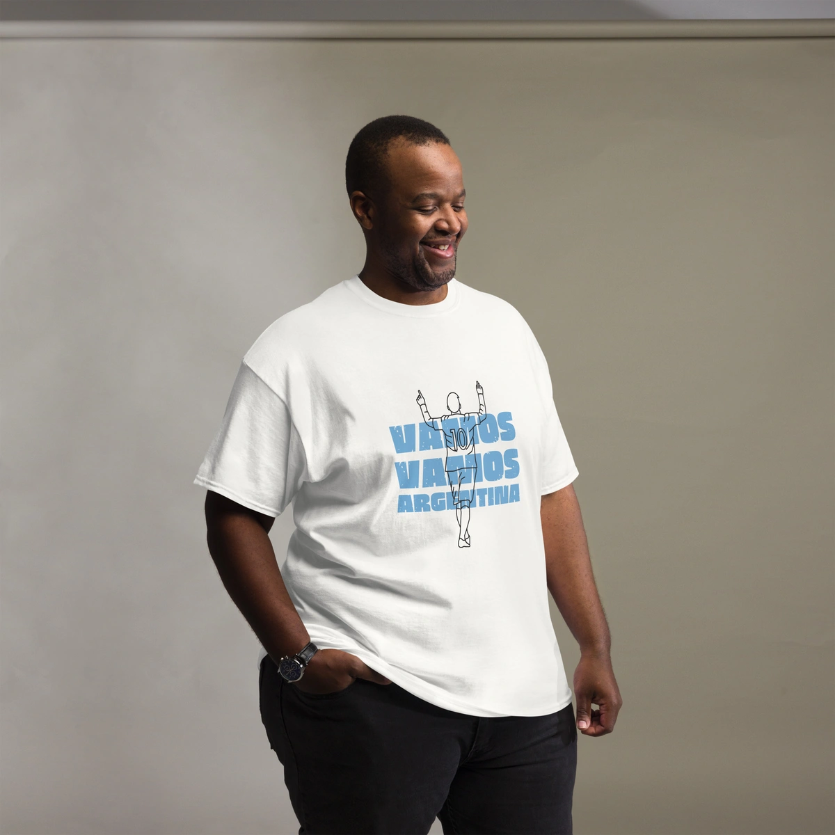 Camisa Masculina Plus Size Vamos Argentina - Imagem 6