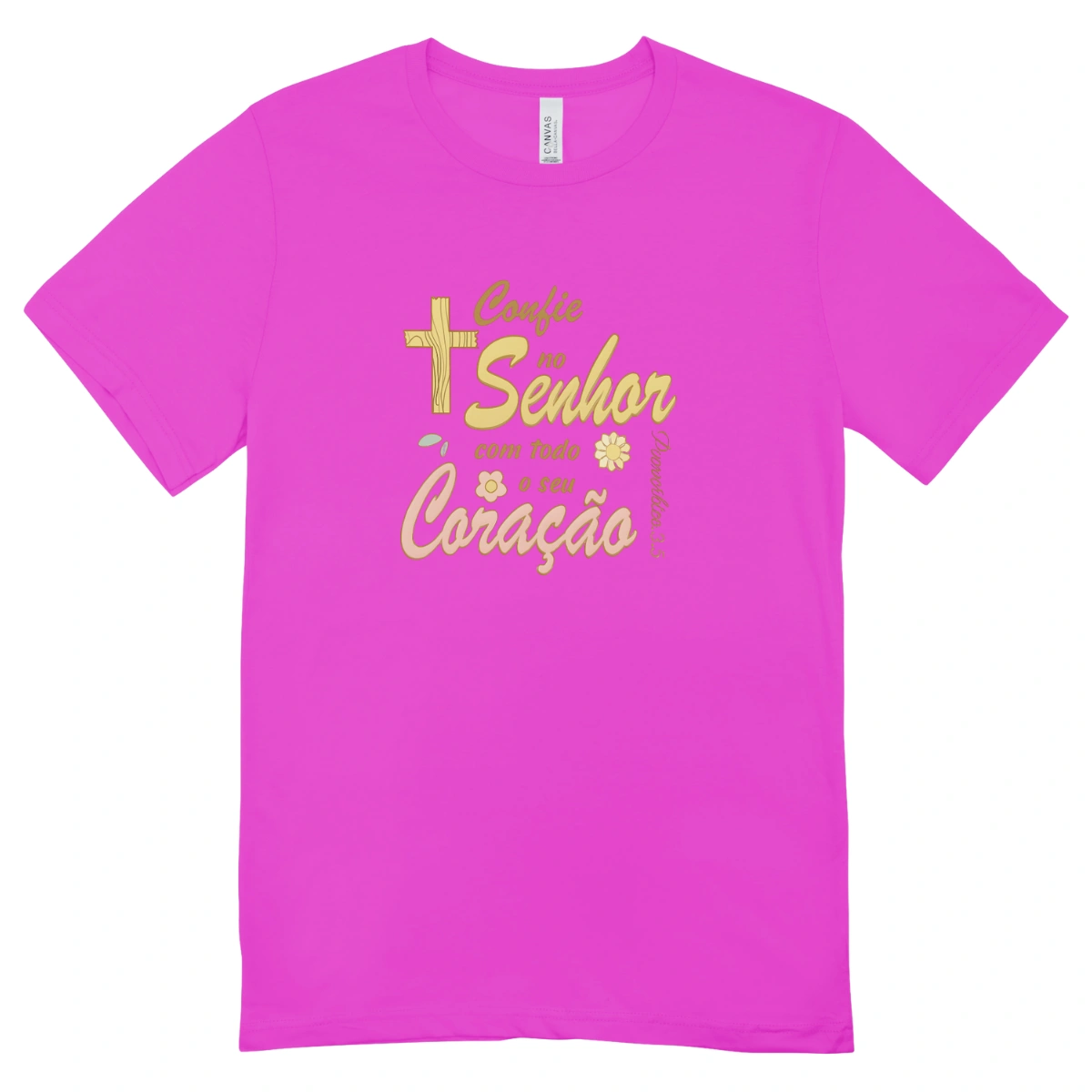 Camisa Feminina Baby Look Confie No Senhor - Imagem 11