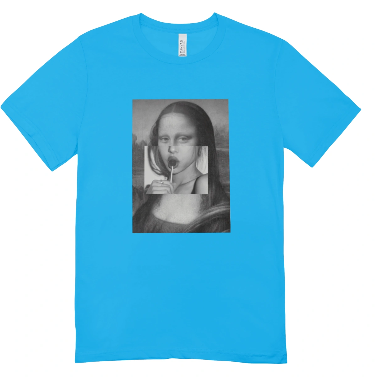 Camisa Feminina Baby Look Monalisa Moderna - Imagem 5