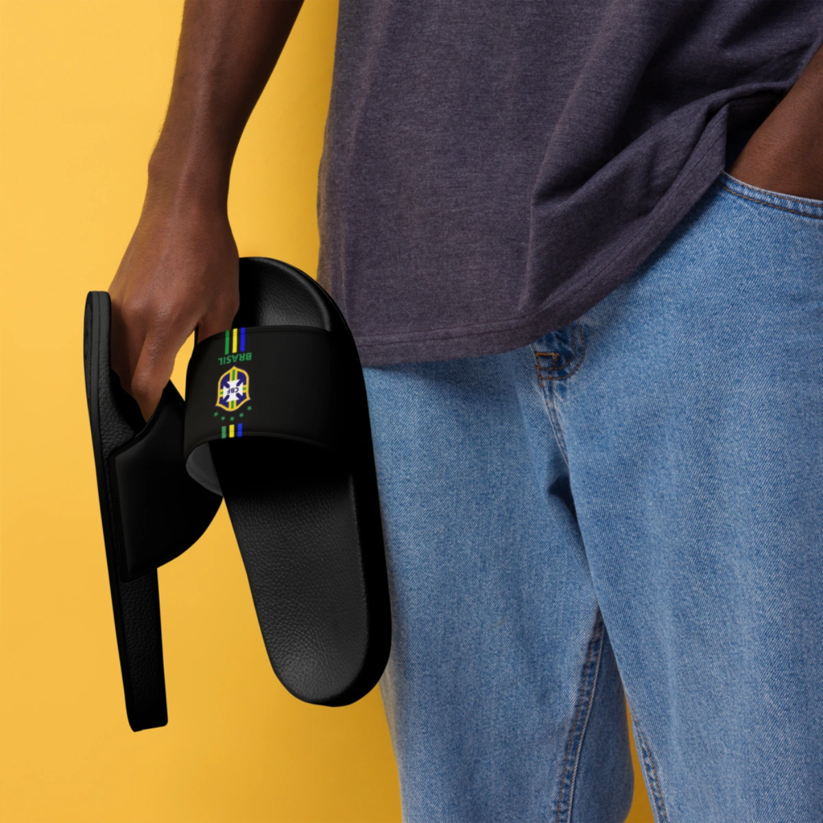 Chinelo Slide Masculino Seleção Brasil Varias Estampas II - Imagem 48