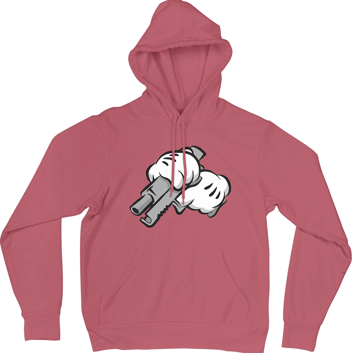 Blusa Moletom Gloves And Gun Com Capuz
