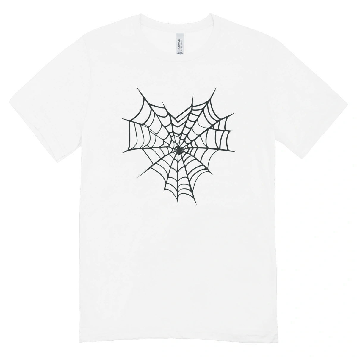 Camisa Feminina Baby Look Teia De Aranha