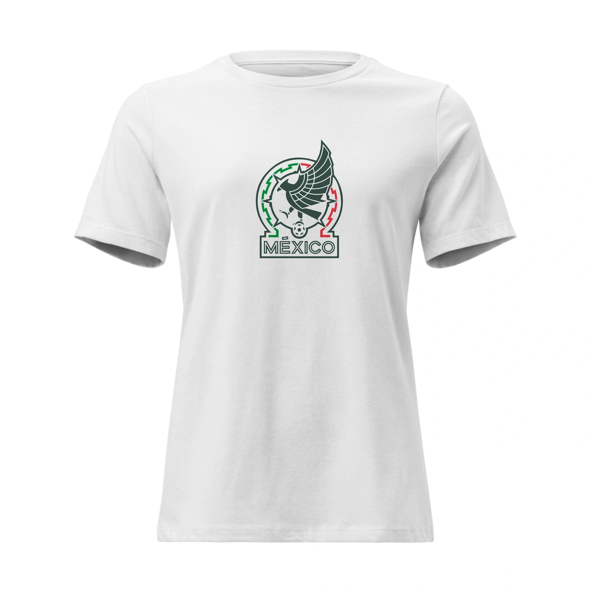 Camisa Feminina Baby Look Escudo México