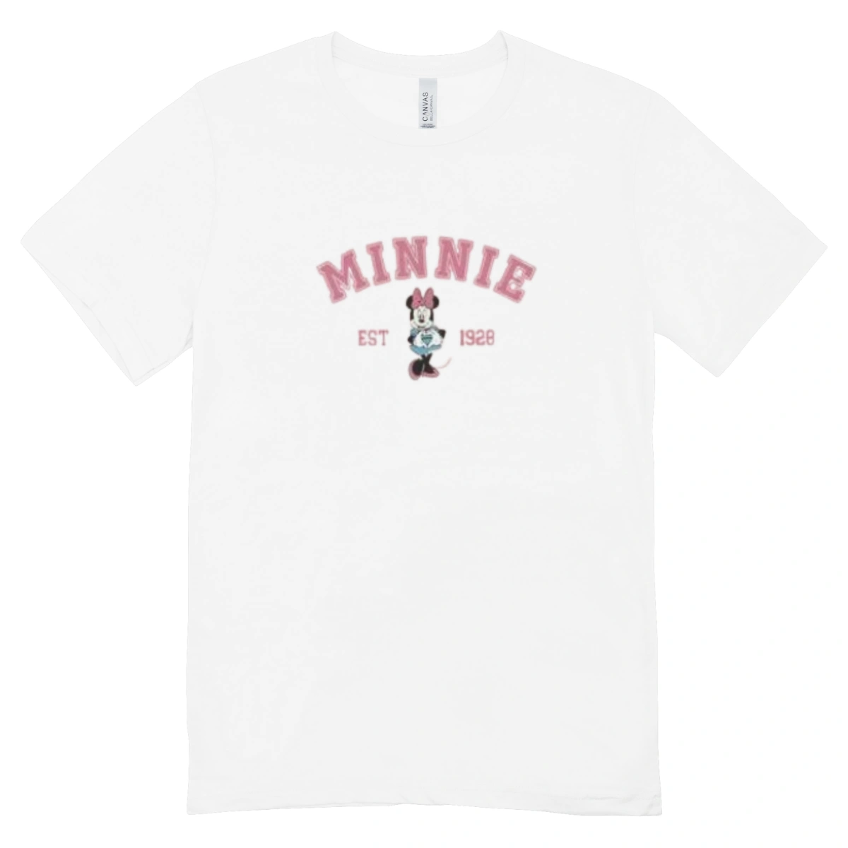 Camisa Feminina Baby Look Minnie