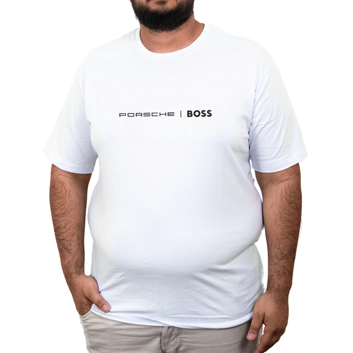 Camisa Masculina Plus Size Hugo Boss Porsche - Imagem 5