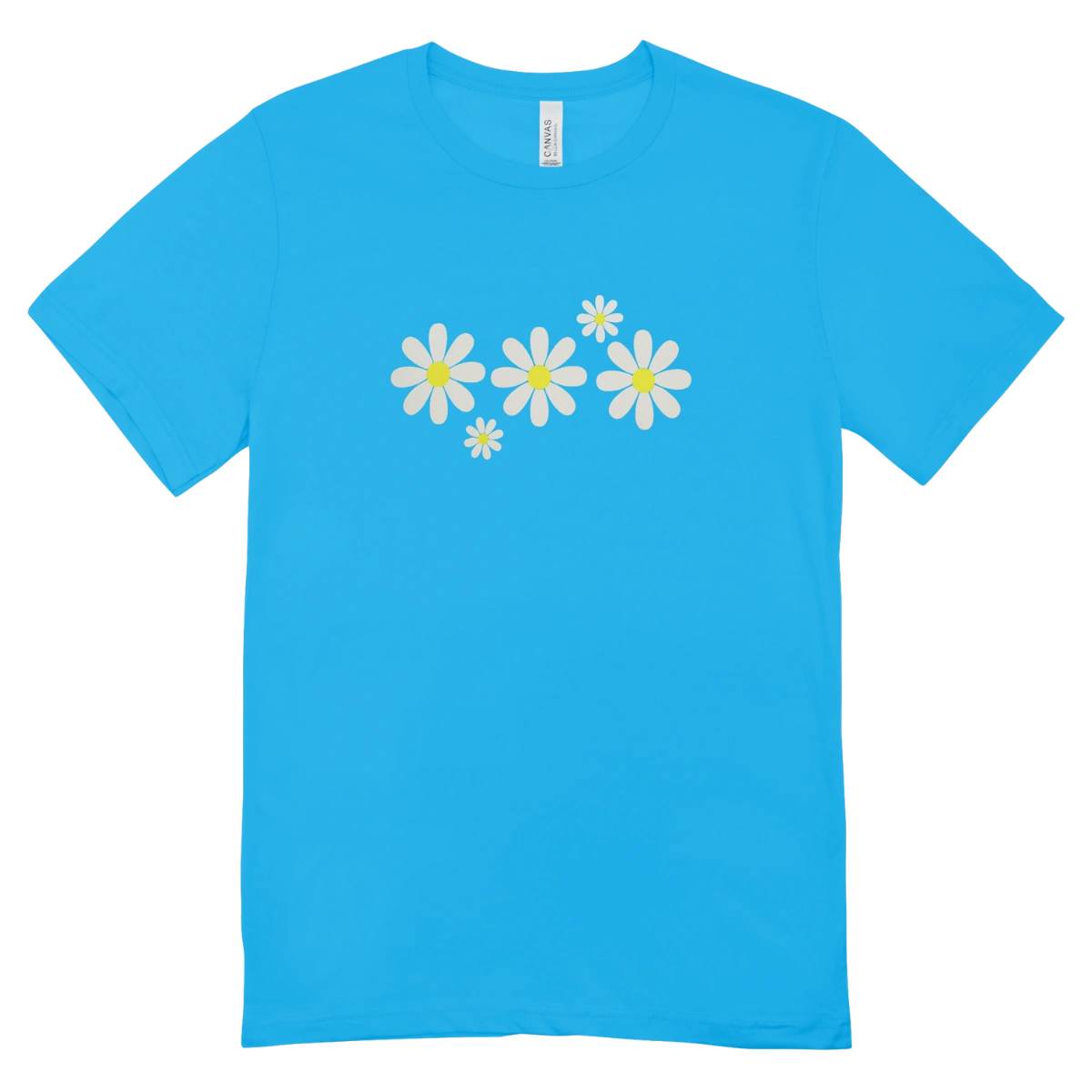 Camisa Feminina Baby Look Flores - Imagem 5