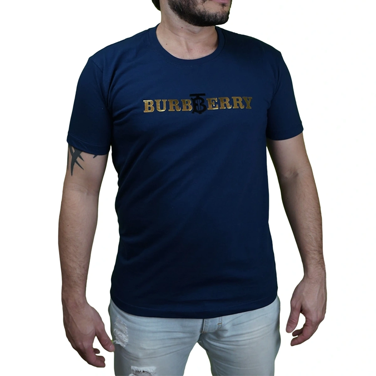 Camisa Masculina Burberry Golden Premium - Imagem 9