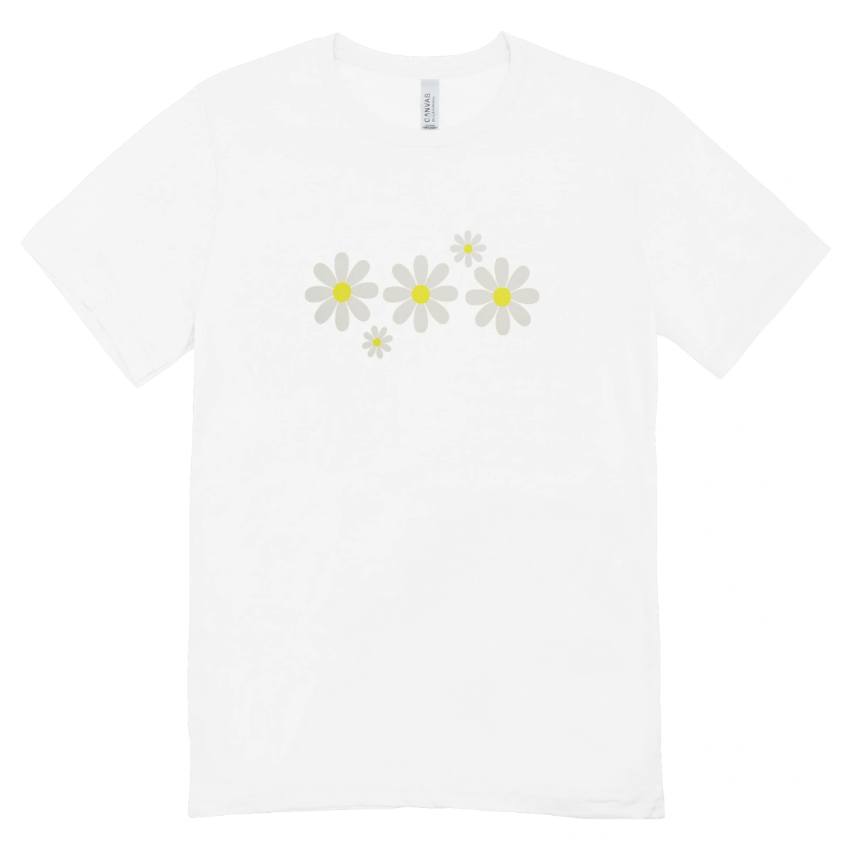 Camisa Feminina Baby Look Flores