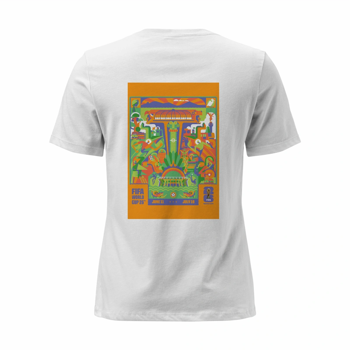 Camisa Feminina Baby Look Cidade do México Copa do Mundo 2026 - Imagem 10