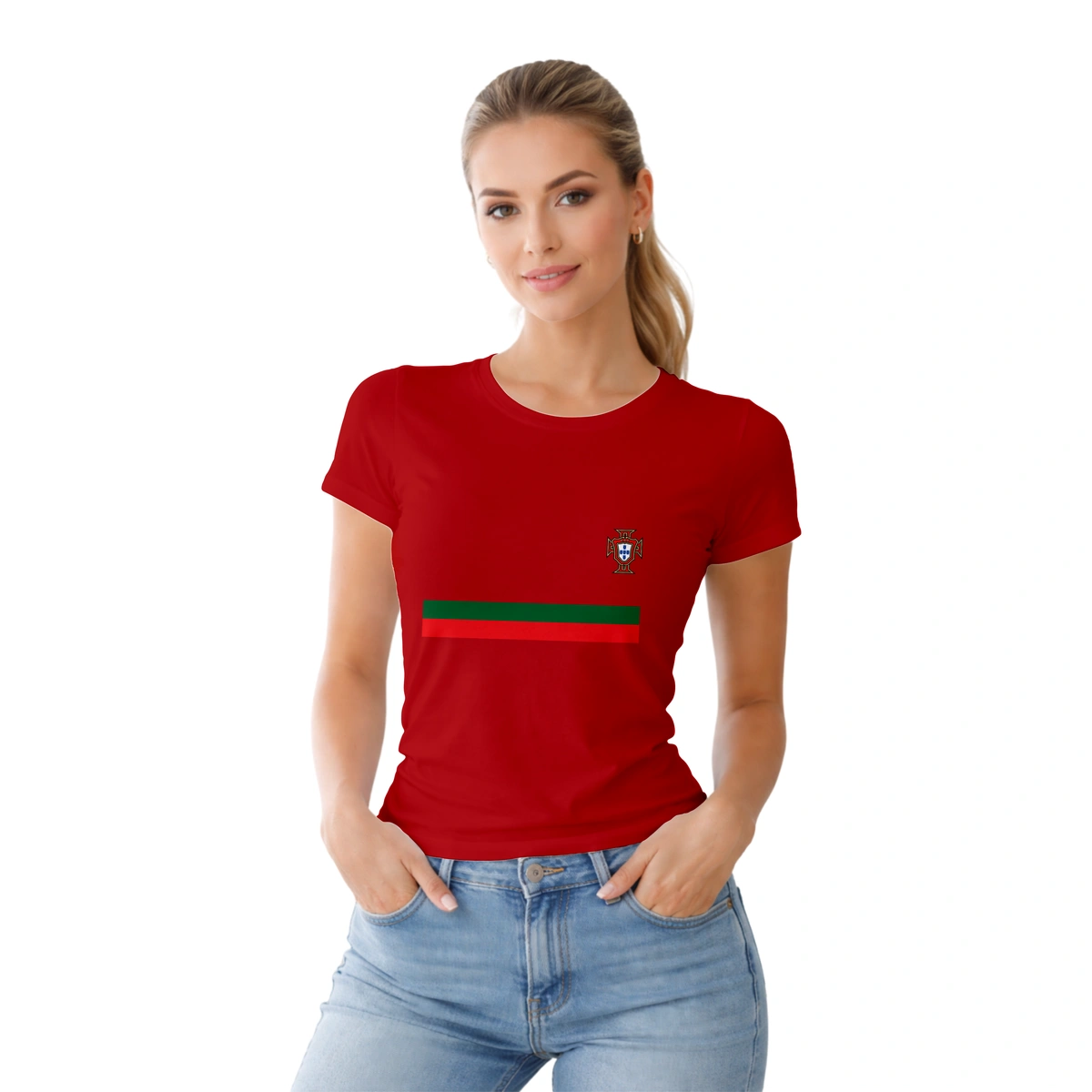 Camisa Feminina Baby Look Portugal Varias Estampas - Imagem 24