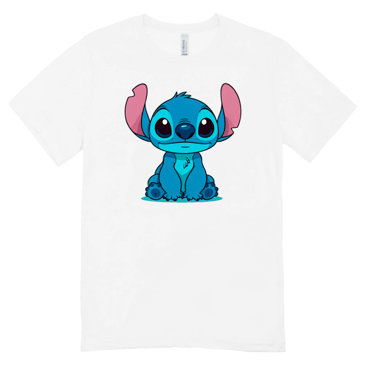 Camisa Feminina Baby Look Stitch Sitting - Imagem 7