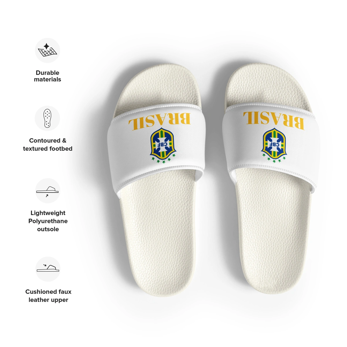 Chinelo Slide Masculino Seleção Brasil Varias Estampas II - Imagem 65