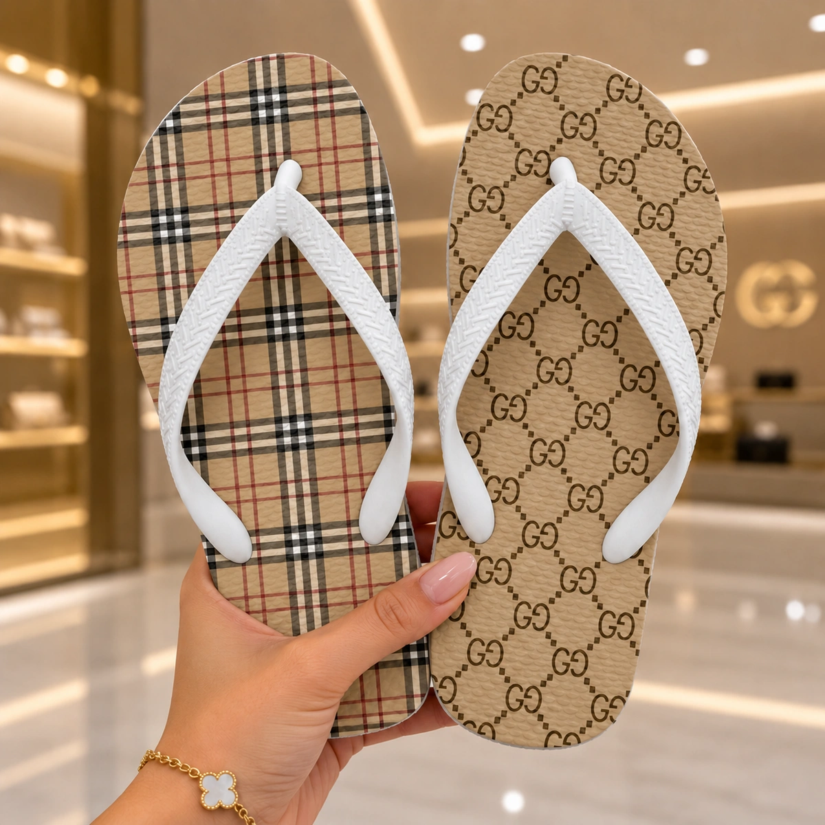 Kit 2 Chinelos Feminino Gucci - Imagem 3