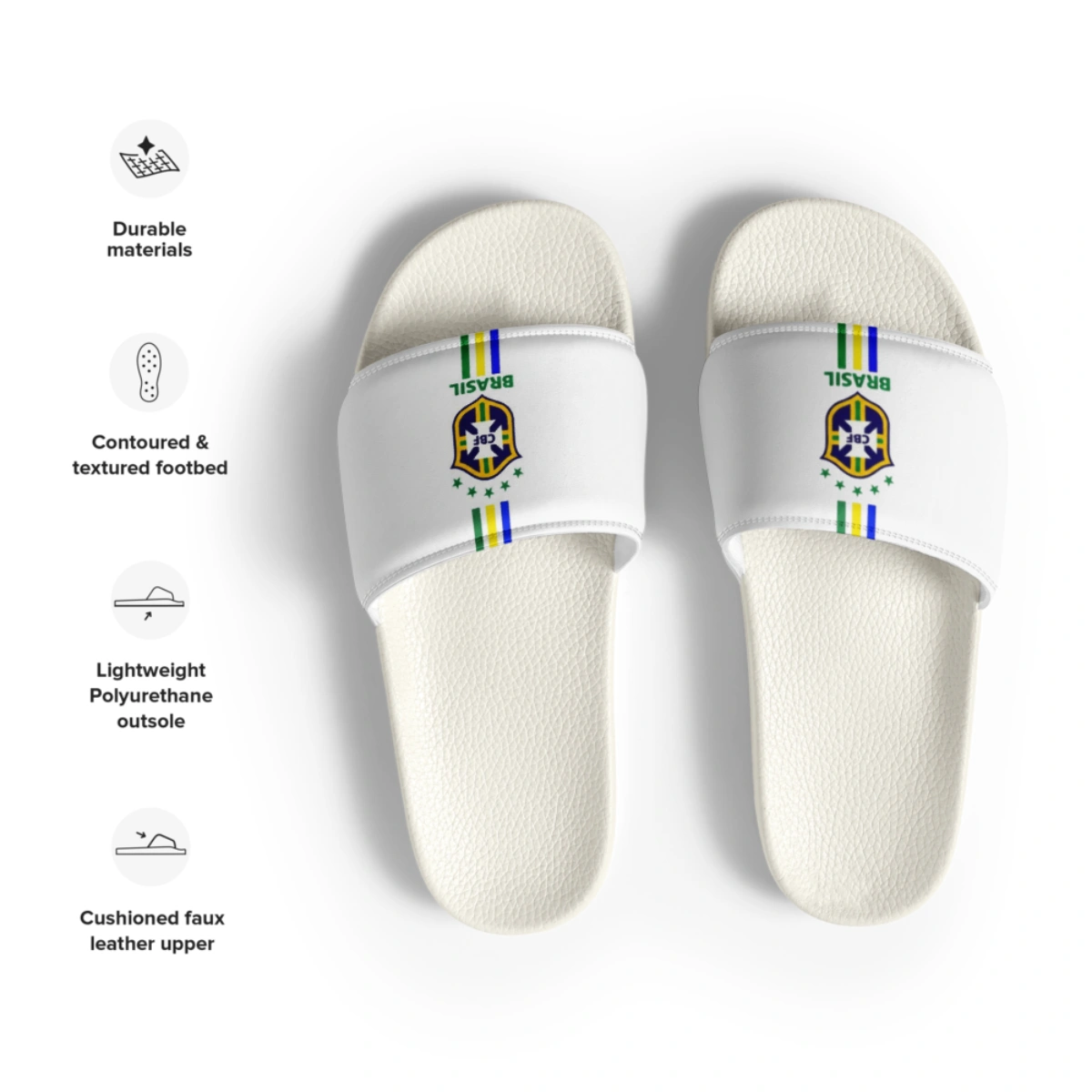 Chinelo Slide Masculino Seleção Brasil Varias Estampas II - Imagem 33