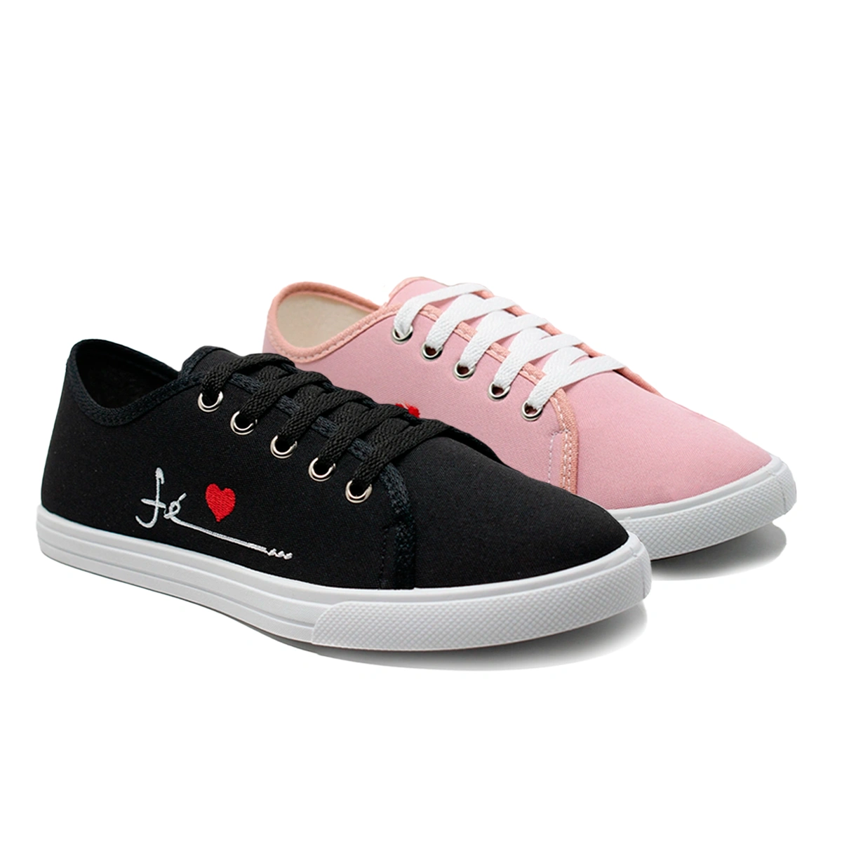 Kit 2 Tênis Feminino Casual FÉ - Imagem 3