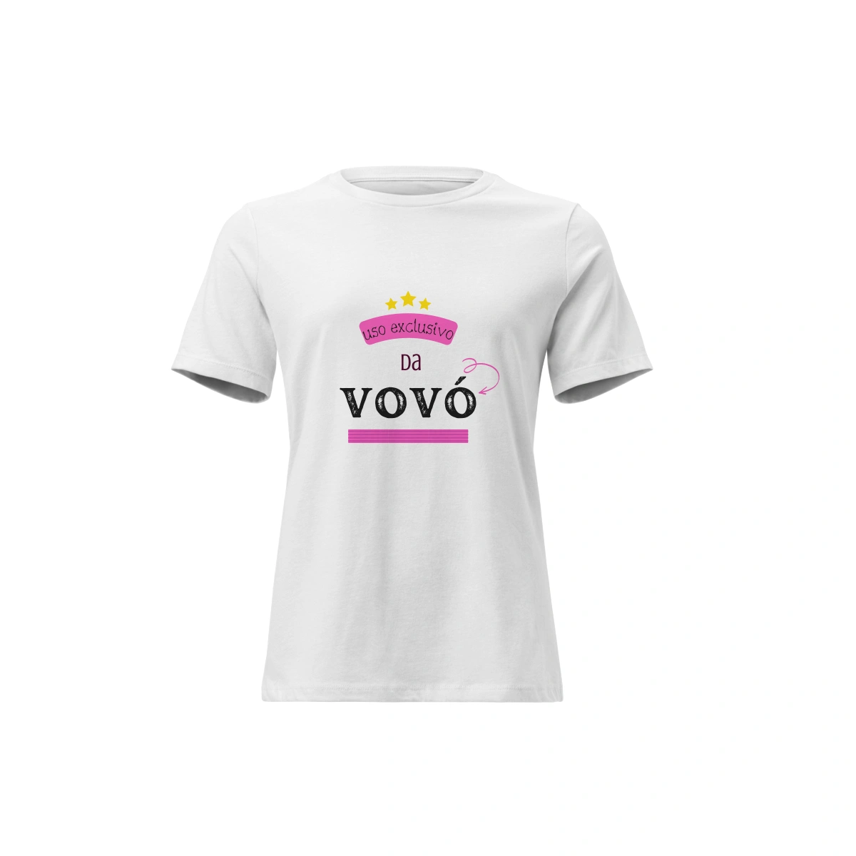 Camisa Feminina Baby Look Dia dos Avós Uso Exclusivo da Vovó