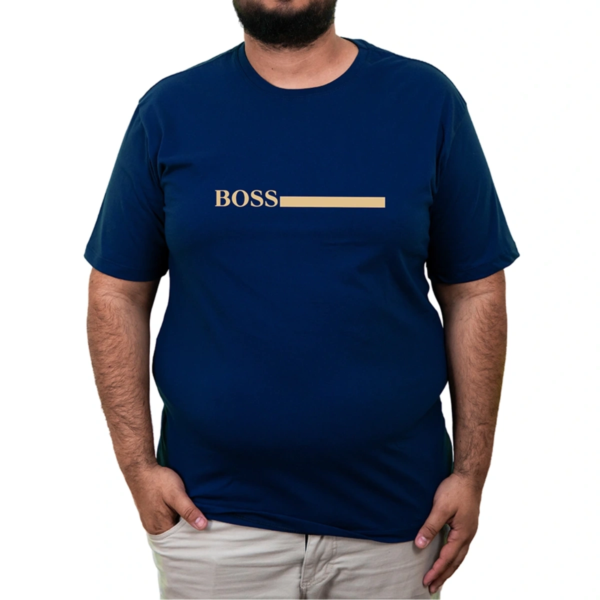 Camisa Masculina Plus Size Hugo Boss Fashion - Imagem 9