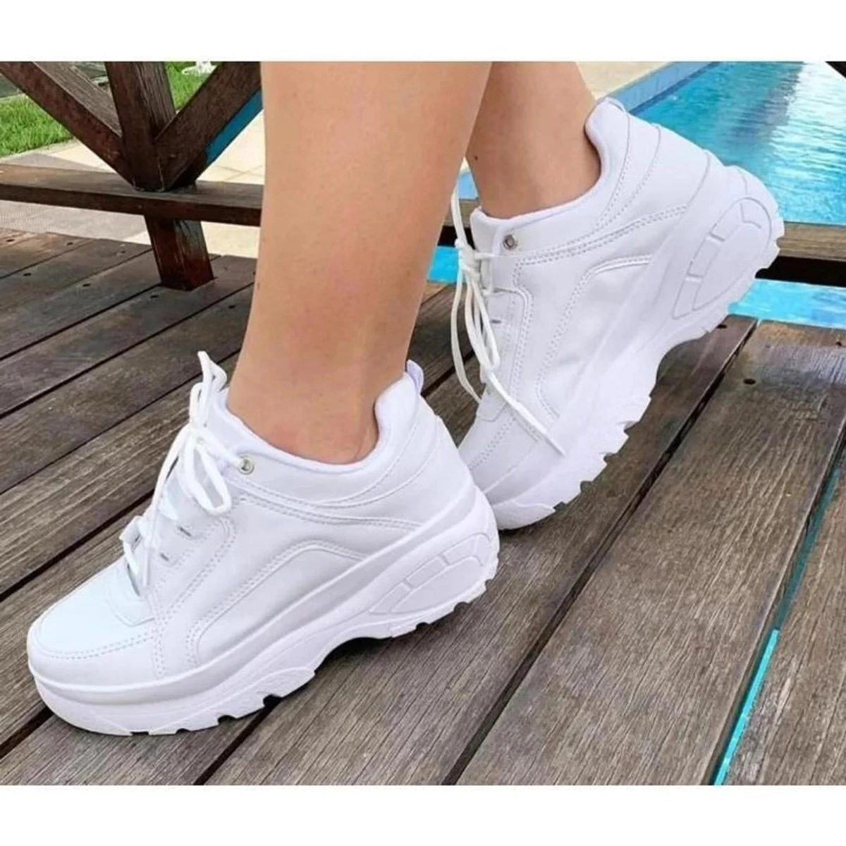Tênis Plataforma Feminino Bufalo London - Imagem 10